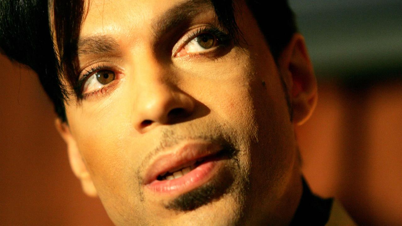 Recording artist Prince speaks during a news conference on Tuesday Dec. 13 2005 in Beverly Hills Calif