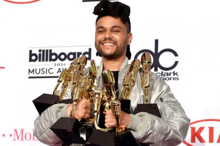 Image Text
 BIG WIN The Weeknd won eight Billboard gongs