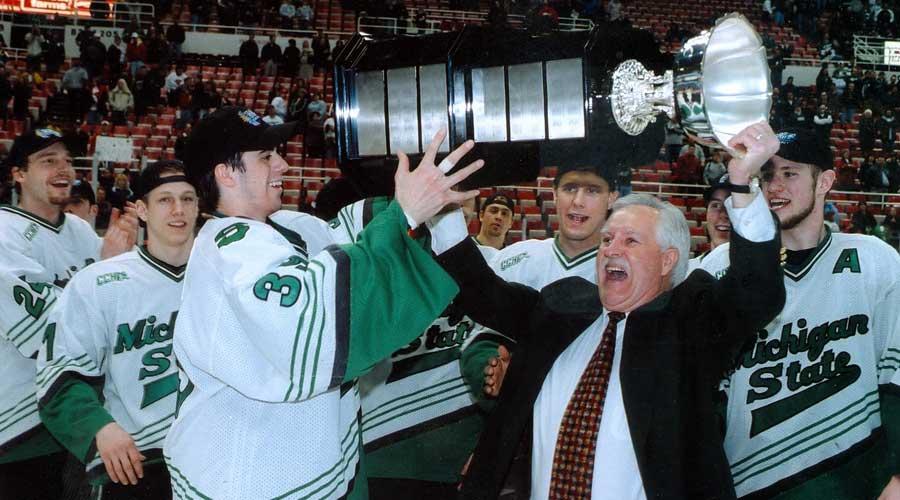 Former Michigan State hockey coach and athletic director Ron Mason passed away early Monday at age 76