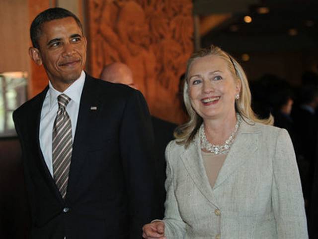 President Obama seen in 2011 endorsed Hillary Clinton Thursday for president