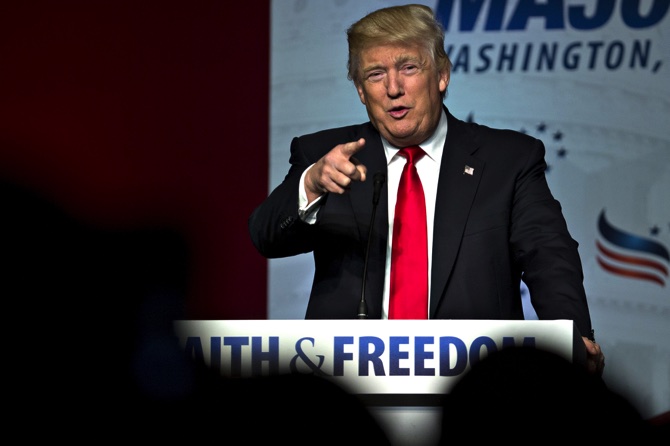 Presumptive Republican Nominee Donald Trump Speaks At The Road To Majority Conference