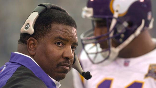 Minnesota Vikings head coach Dennis Green is seen in this St. Paul Pioneer Press file