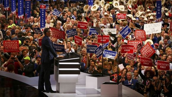 Ted Cruz delivers his convention speech without endorsing Donald Trump