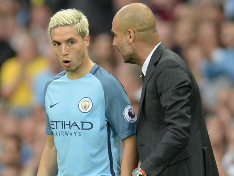 Midfielder Samir Nasri looked set for a Manchester exit after returning for pre-season overweight