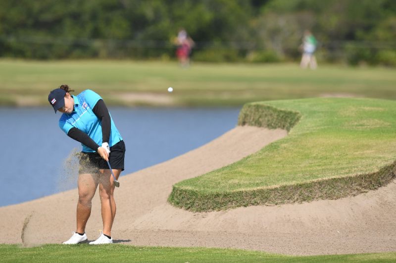 Thailand's Ariya Jutanugarn limped out of the Rio Olympics with a sore knee but is back on form in Calgary