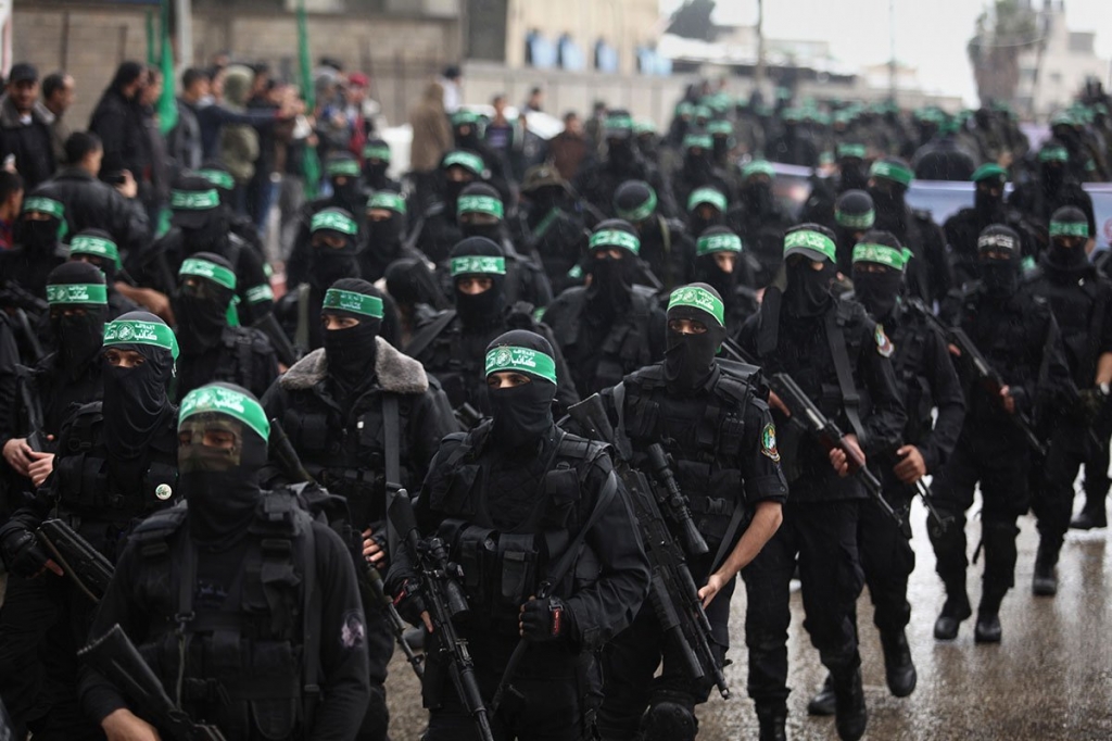 Al-Qassam brigade soldiers