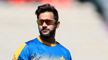 Pakistan's Imad Wasim was again impressive