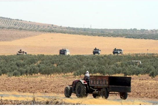 Turkish troops return from the Syrian border in Karkamis Turkey Saturday Aug. 27 2016. Turkey on Wednesday sent tanks across the border to help Syrian rebels retake the key Islamic State-held town of Jarablus and to contain the expansion of Syria's K