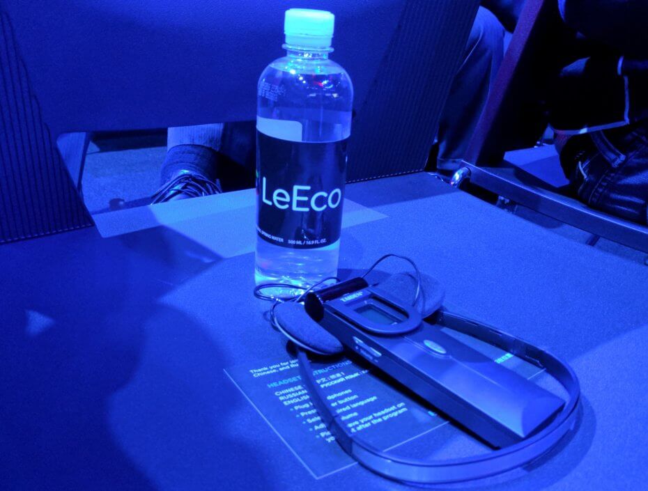 At LeEco's U.S. launch event in San Francisco on October 19