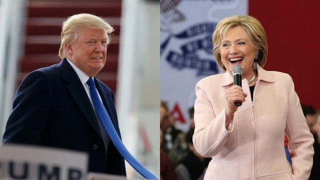 Clinton leads Trump by four points in latest national poll