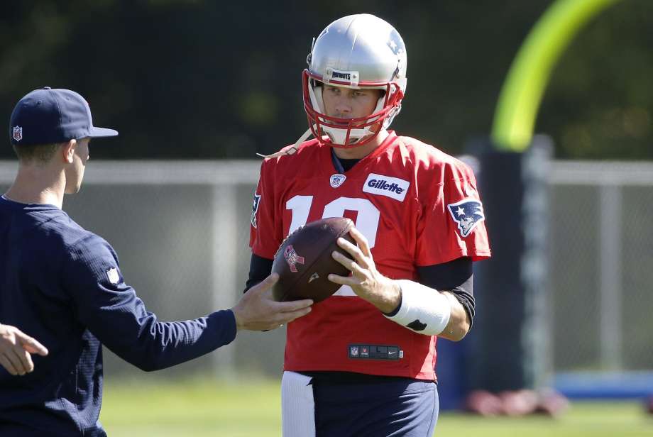 Tom Brady was back at practice Wednesday