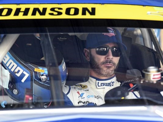 Jimmie Johnson won for the ninth time at Martinsville Speedway Sunday