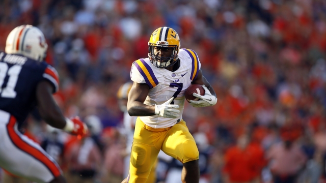 LSU running back Leonard Fournette missed the past two games with an ankle injury