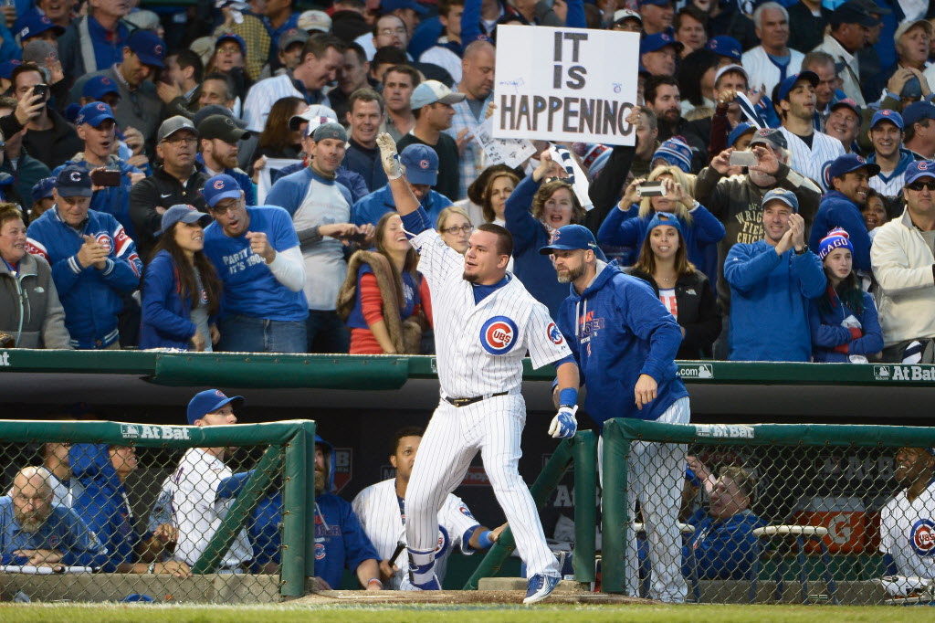 Kyle Schwarber's back for the World Series and the Cubs are going to'turn