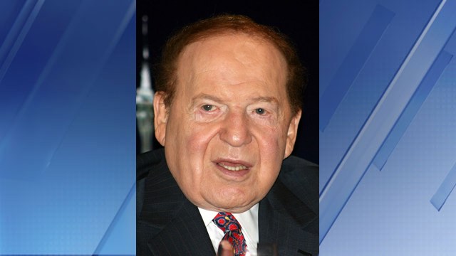 Las Vegas casino owner Sheldon Adelson