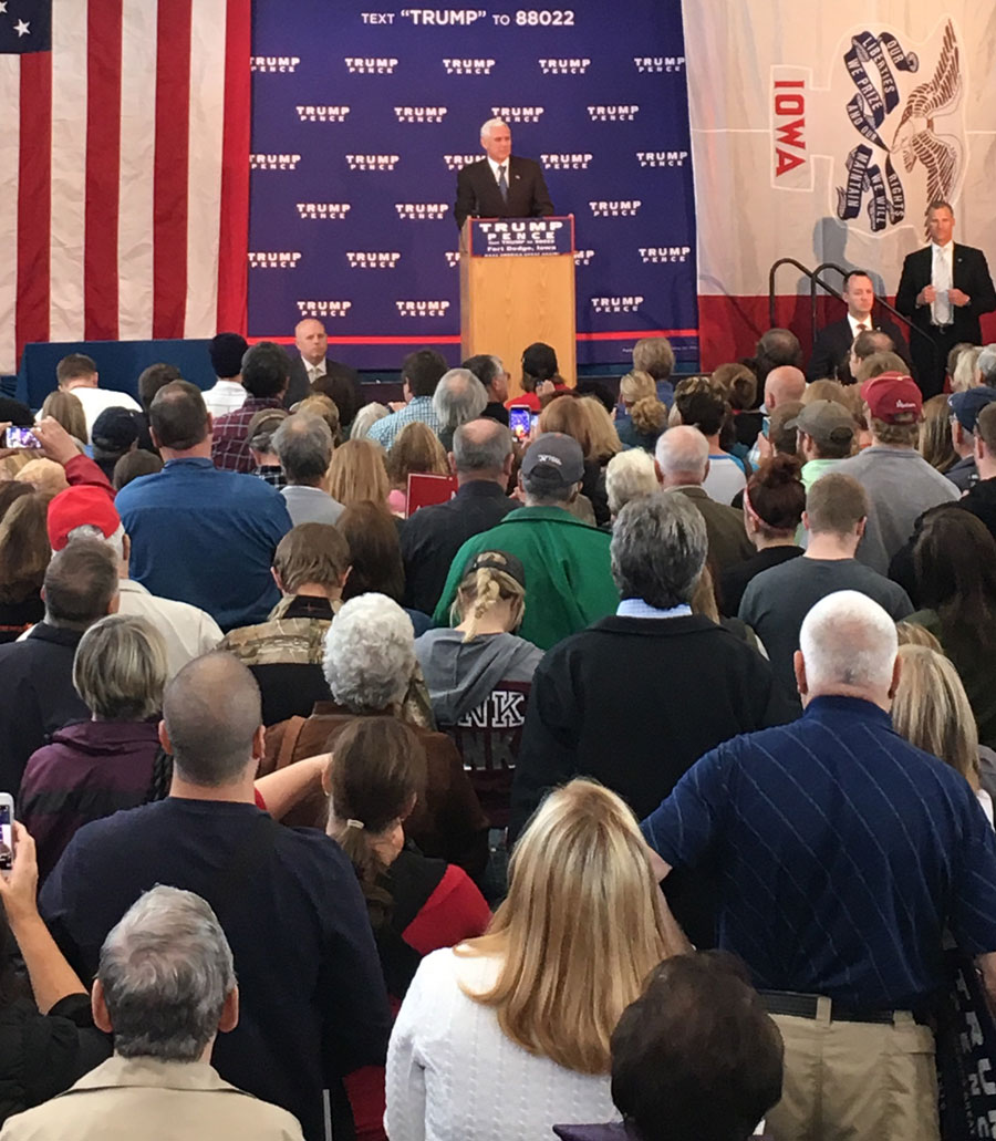 Mike Pence in Fort Dodge