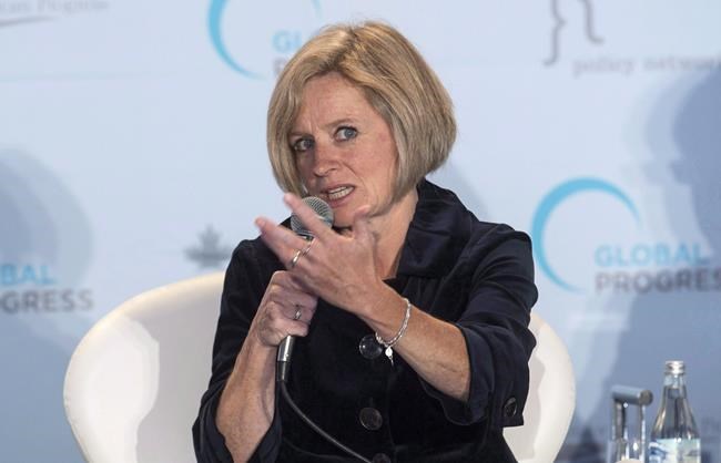 Montreal. Notley says her province will not support Ottawa's climate change plan unless the federal government makes progress on new