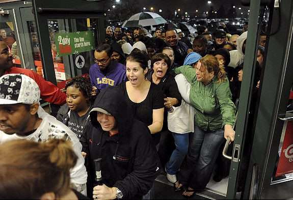 BARGAIN BAIT Black Friday has these shoppers in it's grip