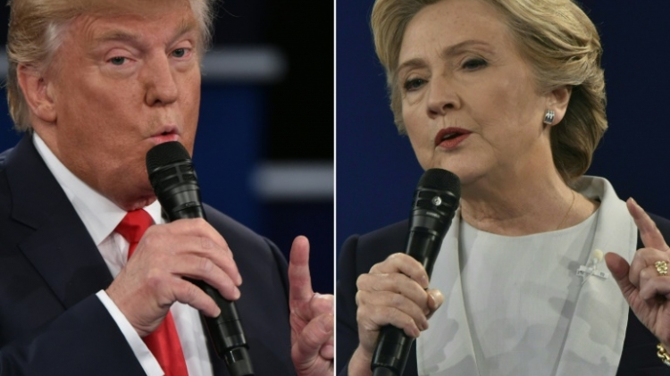 US presidential candidates Donald Trump and Hillary Clinton