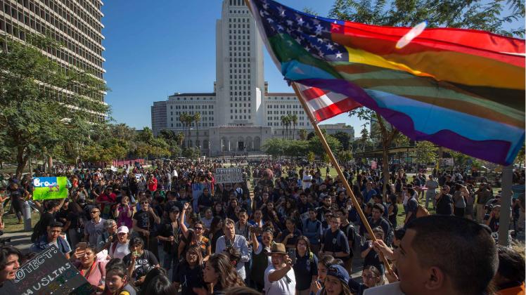 Students from LAUSD Schools Stage Walkout to Protest Election