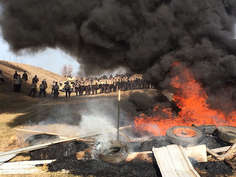 Demonstrators said they wanted emergency services and local traffic to move freely again. Image Credit Star Tribune