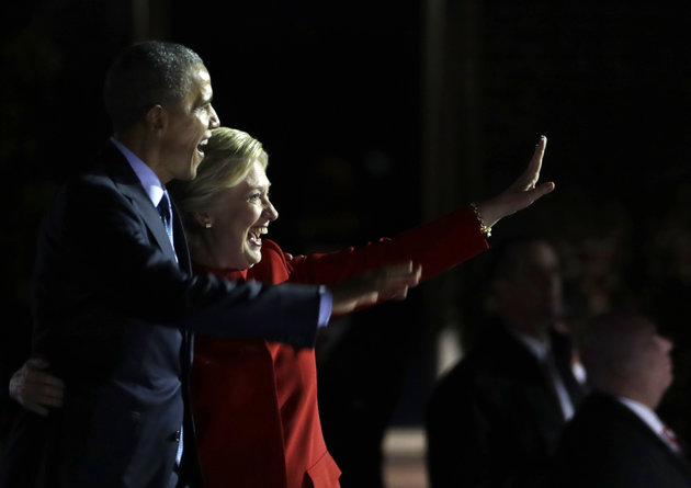 America's First Major Party Female Nominee And Only Black President Rally Voters At Nation's Birthplace