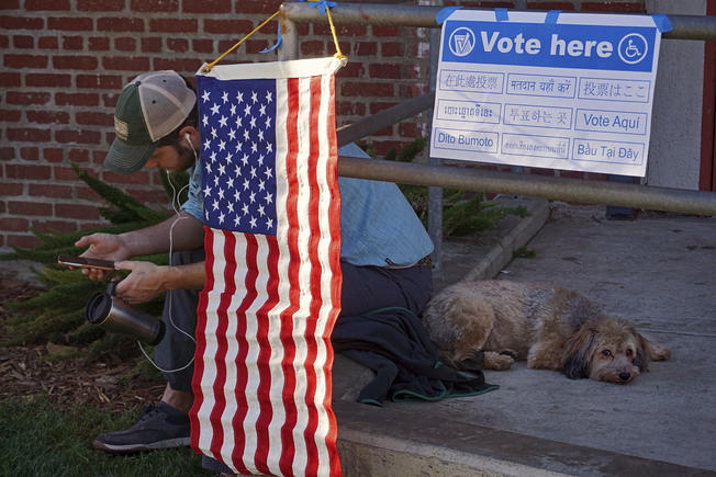 Election Day Images Around California