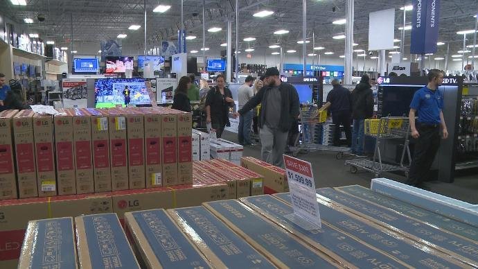 Embargo Toldeo OH**
Shoppers in Toledo sought deals at the typical big-box stores