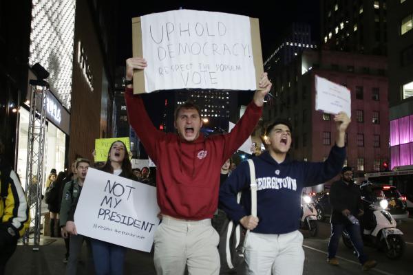 Anti-Trump Protests across US