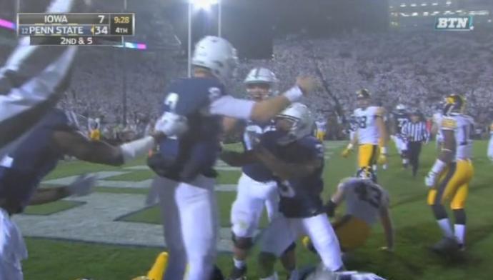 Saquon Barkley gashes Iowa for 57-yard touchdown (Video)