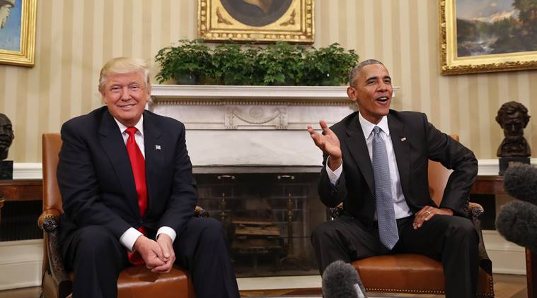 Obama-Trump meeting Barack Obama Donald Trump Obama Trump White House meeting obama trump meeting live updates US presidential elections result US news world news Indian express