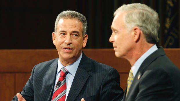 Russ Feingold and Ron Johnson debate at Marquette University in Milwaukee Wisconsin