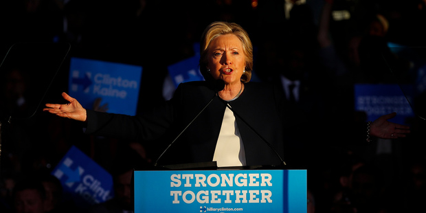 Loading Democratic presidential candidate Hillary Clinton speaks during a campaign rally