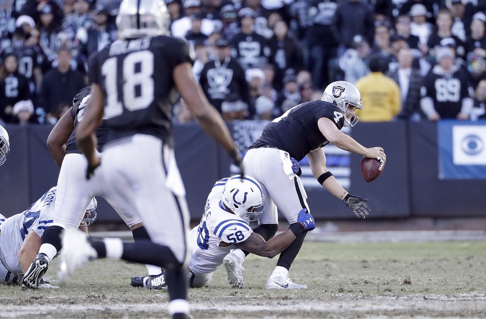 'Oakland Raiders vs. Indianapolis Colts - 12/24/16 NFL Pick, Odds, and Prediction'