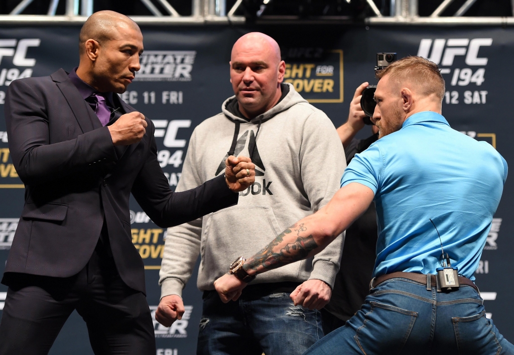 Aldo and Mc Gregor square off