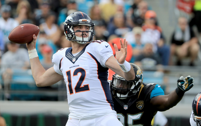 Denver Broncos expected to start QB Paxton Lynch over Trevor Siemian due to foot injury