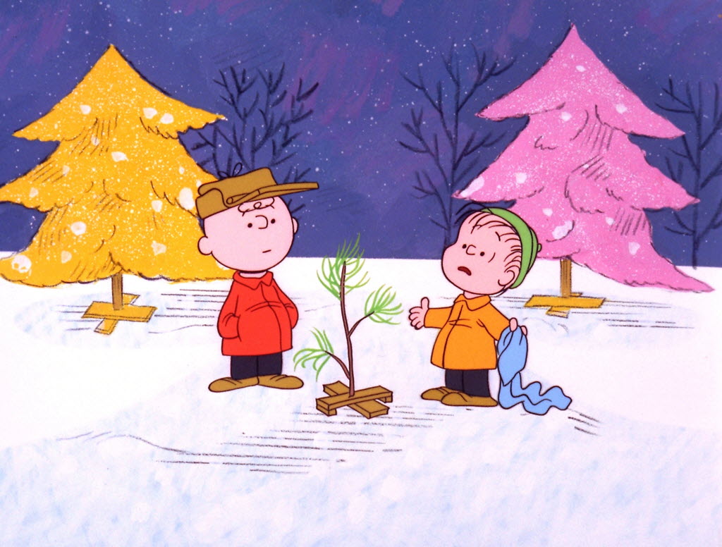 Charlie Brown and Linus appear in a scene from'A Charlie Brown Christmas' a television special based on the'Peanuts comic strip by Charles M. Schulz. File