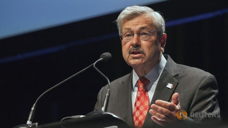 Terry Branstad. Enlarge Caption