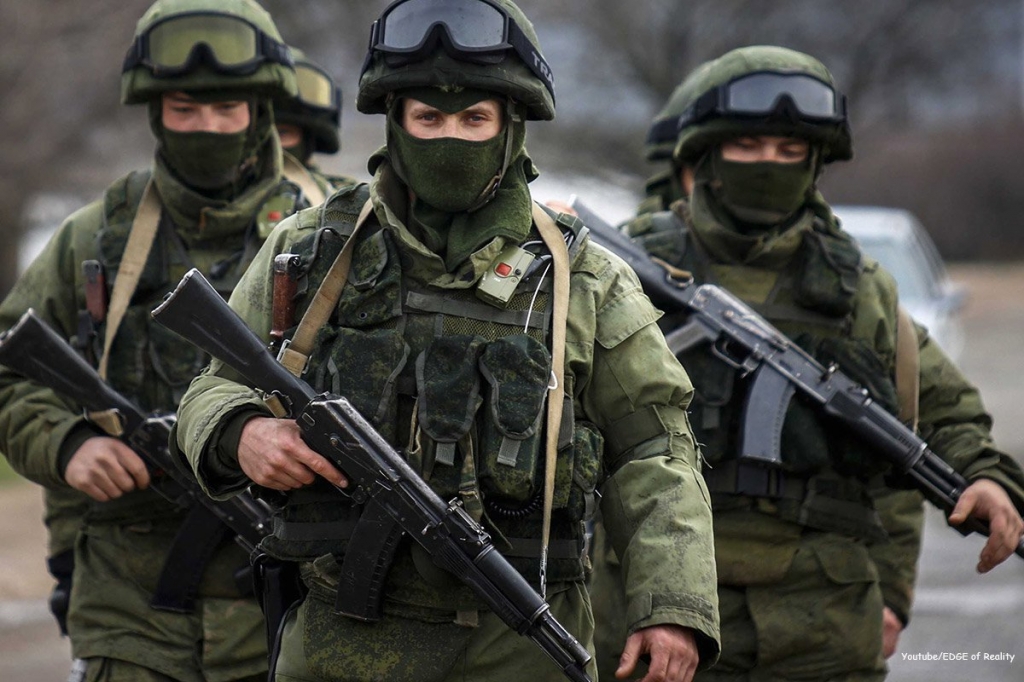 Image of soldiers from the Russian Army