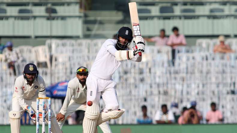 India-England TEST MATCH England opt to bat Virat Kohli Alastair Cook Chennai Liam Dawson Test debut Bhuvneshwar Kumar Ishant Sharma toss well batted Ali 5th test ton Day2 Ravindra Jadeja cricket news Lunch Day 2 Sports News Latest News