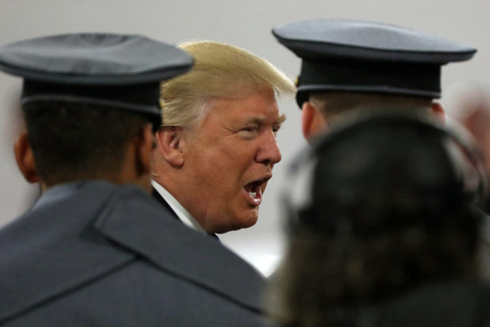 U.S. President-elect Donald Trump meets with cadets from the military academies in Baltimore Maryland | Aaron P. Bernstein  Getty Images