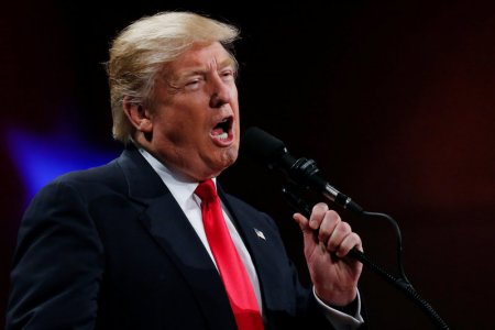 U.S. President-elect Donald Trump speaks at the USA Thank You Tour event at the Iowa Events Center in Des Moines Iowa U.S