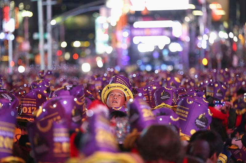 New Year's celebration in New York Times Square