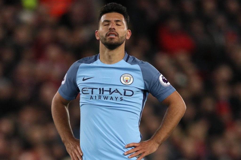 Sergio Aguero dropped in huge call by Pep Guardiola and Fantasy Football fans are not happy