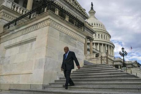 Rep. John Lewis at the Capitol earlier this month