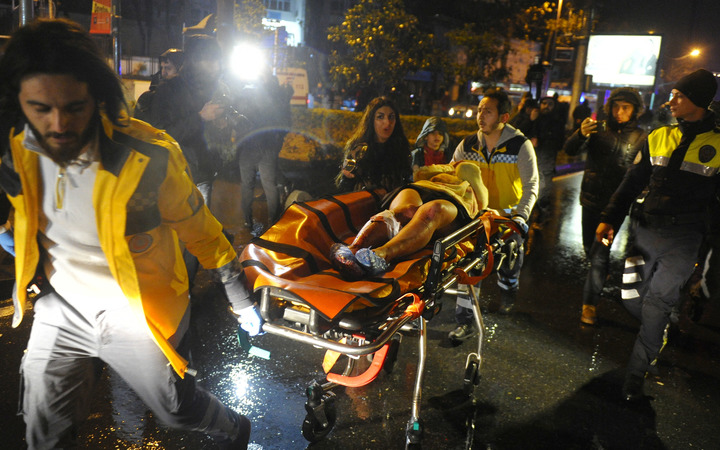 At least 39 people including 16 foreigners were killed in the New Year's Eve gun attack the Turkish interior minister has said