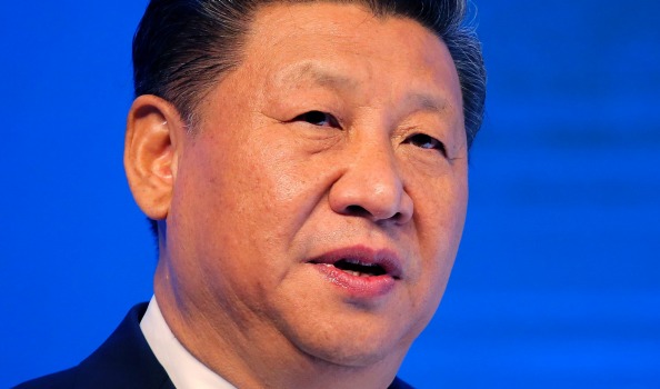 China's President Xi Jinping speaks at the World Economic Forum in Davos Switzerland