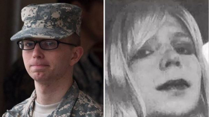 Former Army Private Bradley Manning left before transitioning into Chelsea Manning right