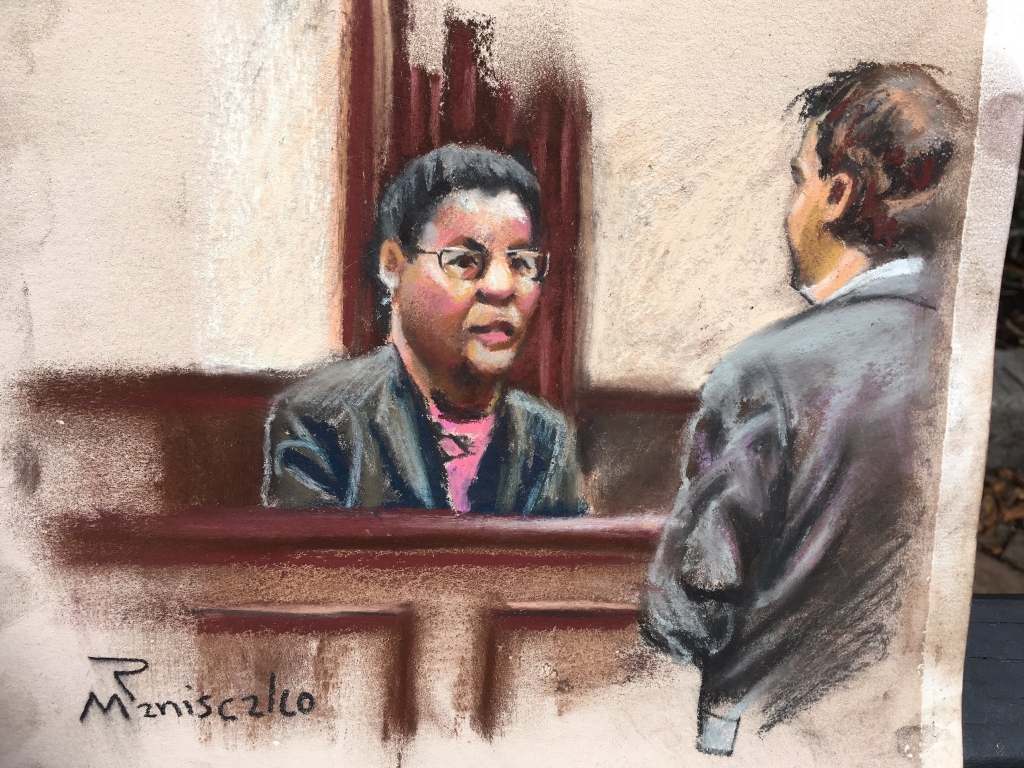 Jennifer Pinckney takes the stand in the Dylann Roof trial Wednesday