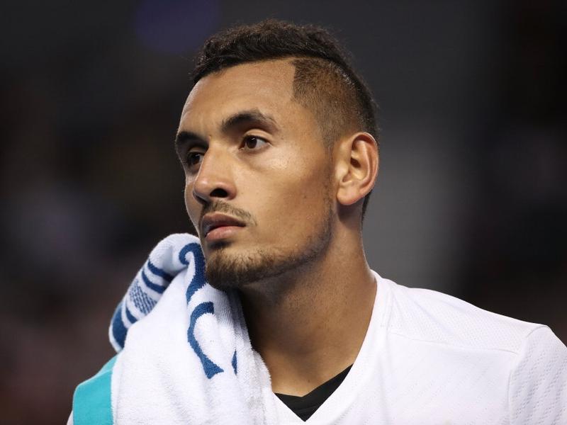 Nick Kyrgios slumped to a five-set loss in the second round to Italy's Andreas Seppi